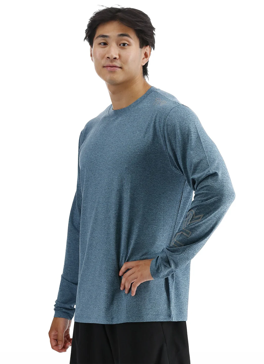 TYR Men's SunDefense Long Sleeve UPF 50+ Swim Shirt - Image 48