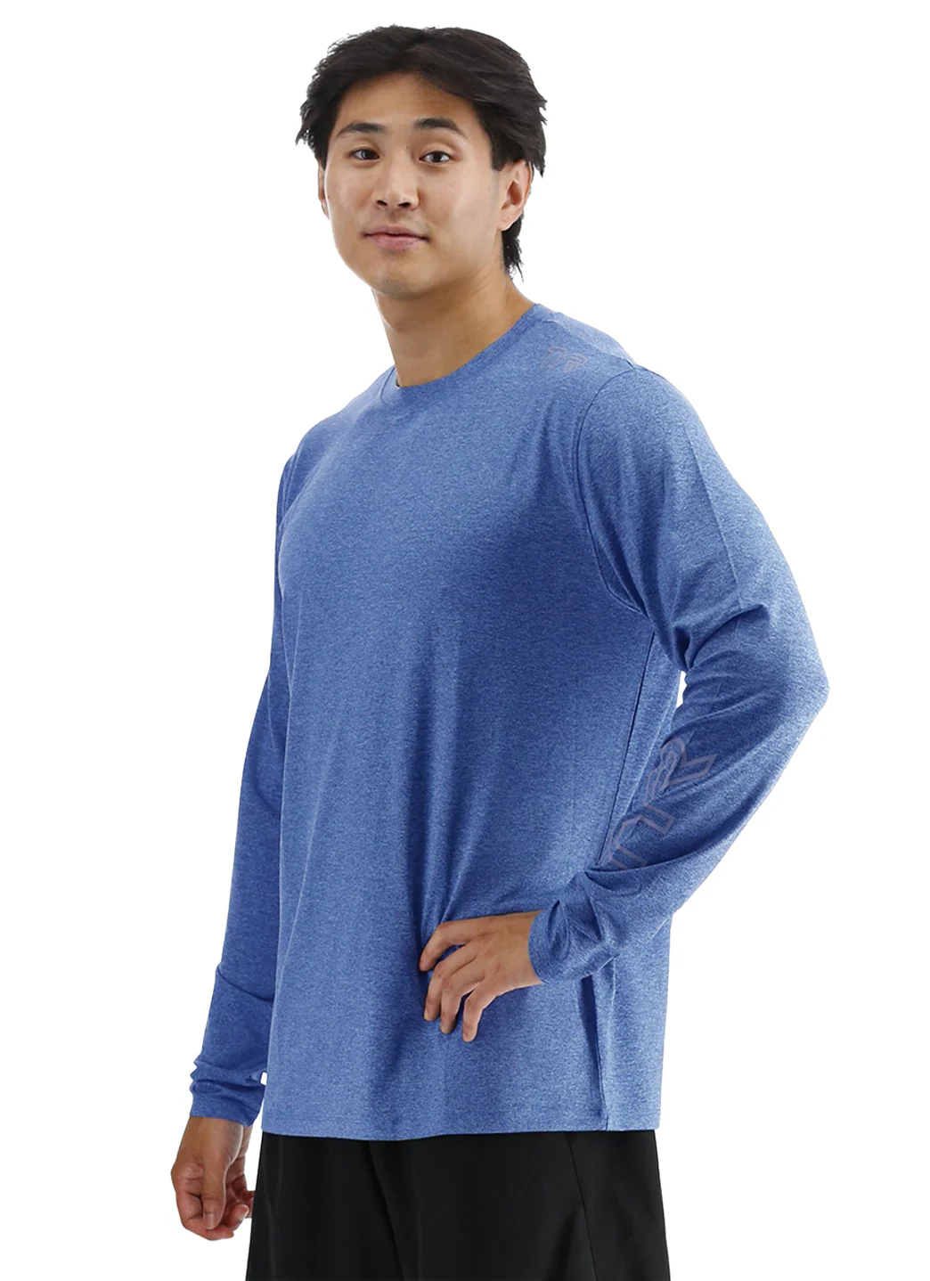 TYR Men's SunDefense Long Sleeve UPF 50+ Swim Shirt - Image 5