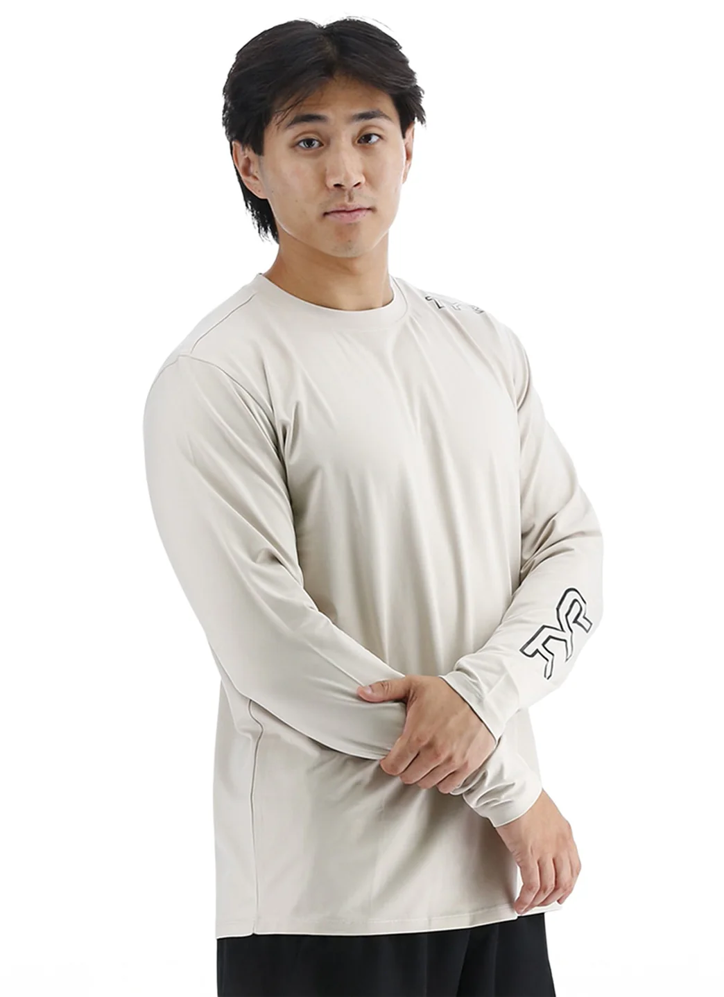 TYR Men's SunDefense Long Sleeve UPF 50+ Swim Shirt - Image 53