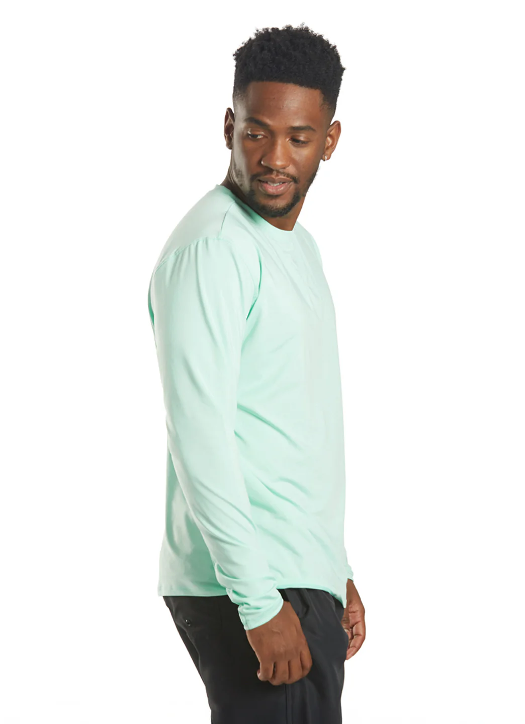 TYR Men's SunDefense Long Sleeve UPF 50+ Swim Shirt - Image 8