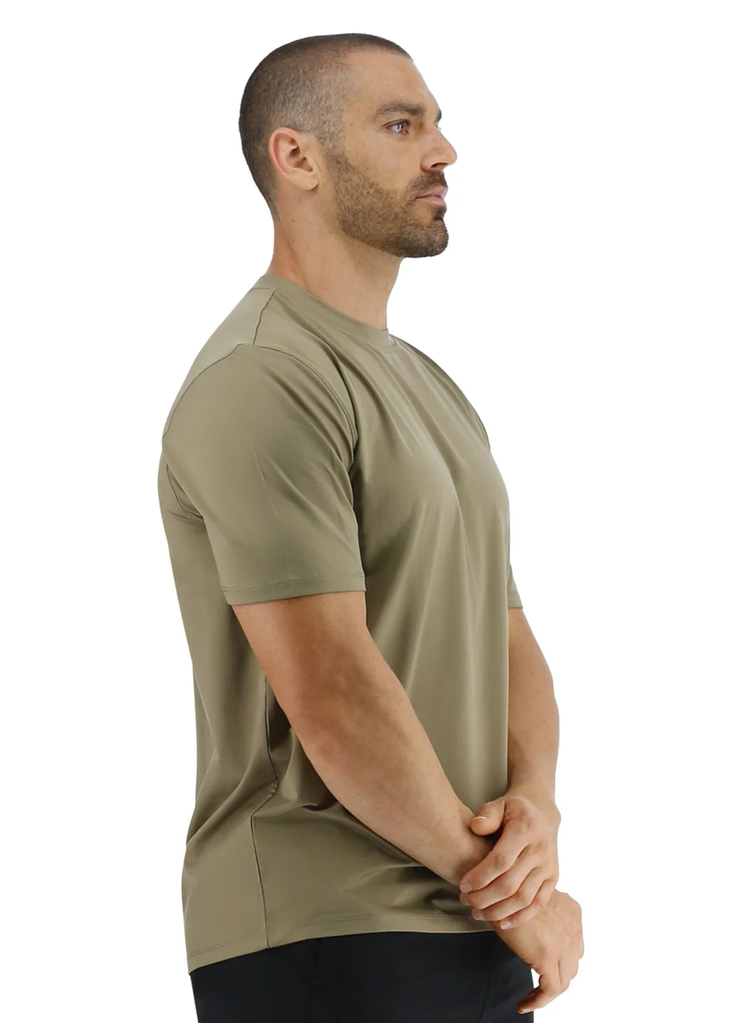 TYR Men's SunDefense Short Sleeve UPF 50+ Swim Shirt - Image 10