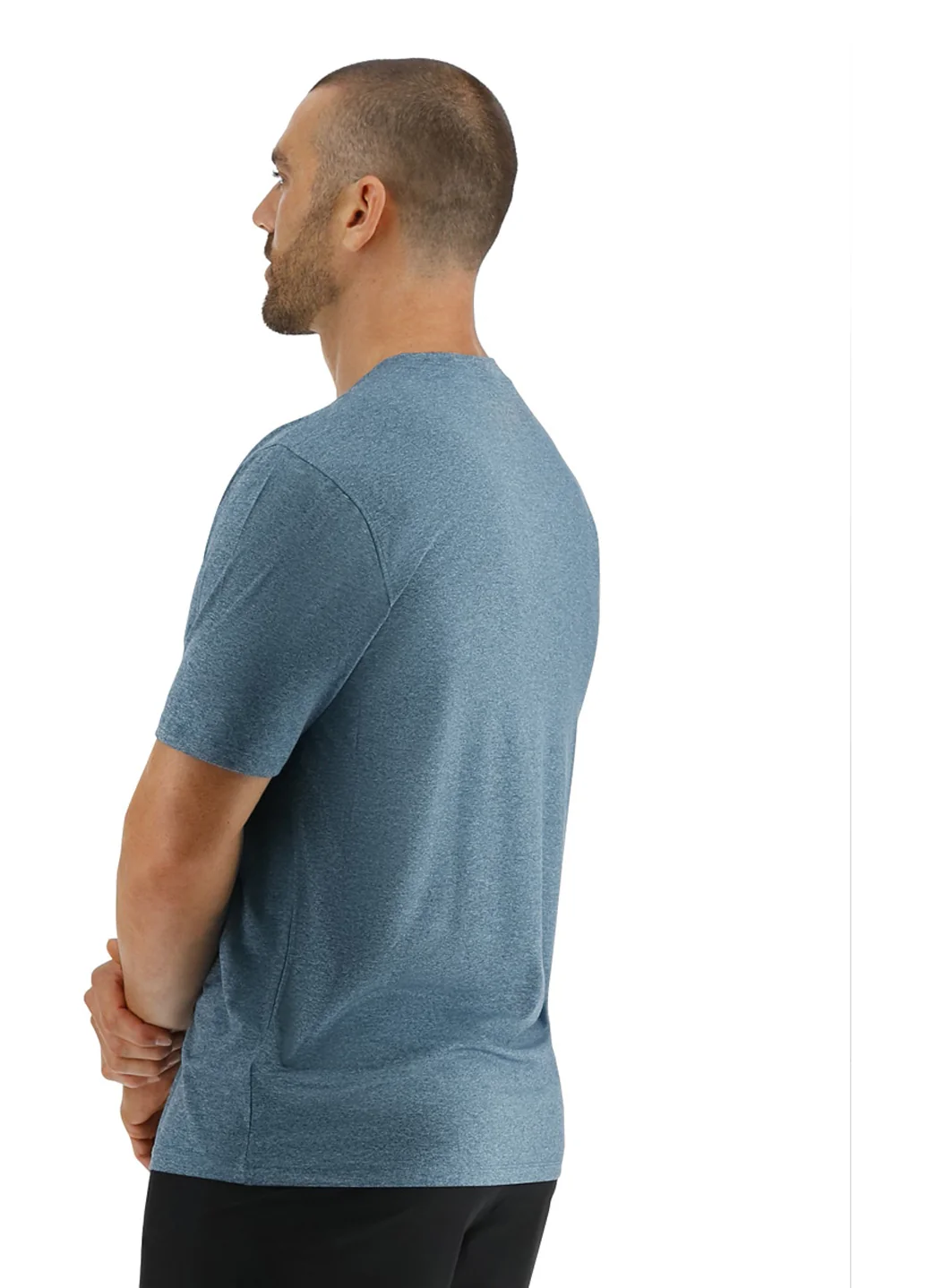 TYR Men's SunDefense Short Sleeve UPF 50+ Swim Shirt - Image 21