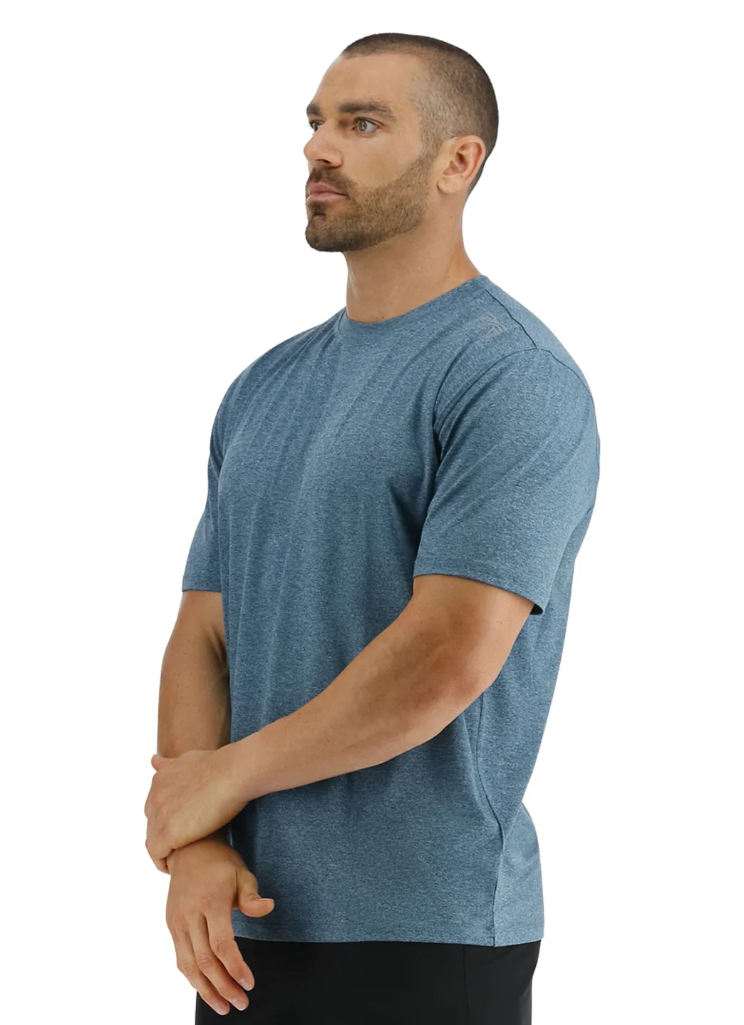 TYR Men's SunDefense Short Sleeve UPF 50+ Swim Shirt - Image 22