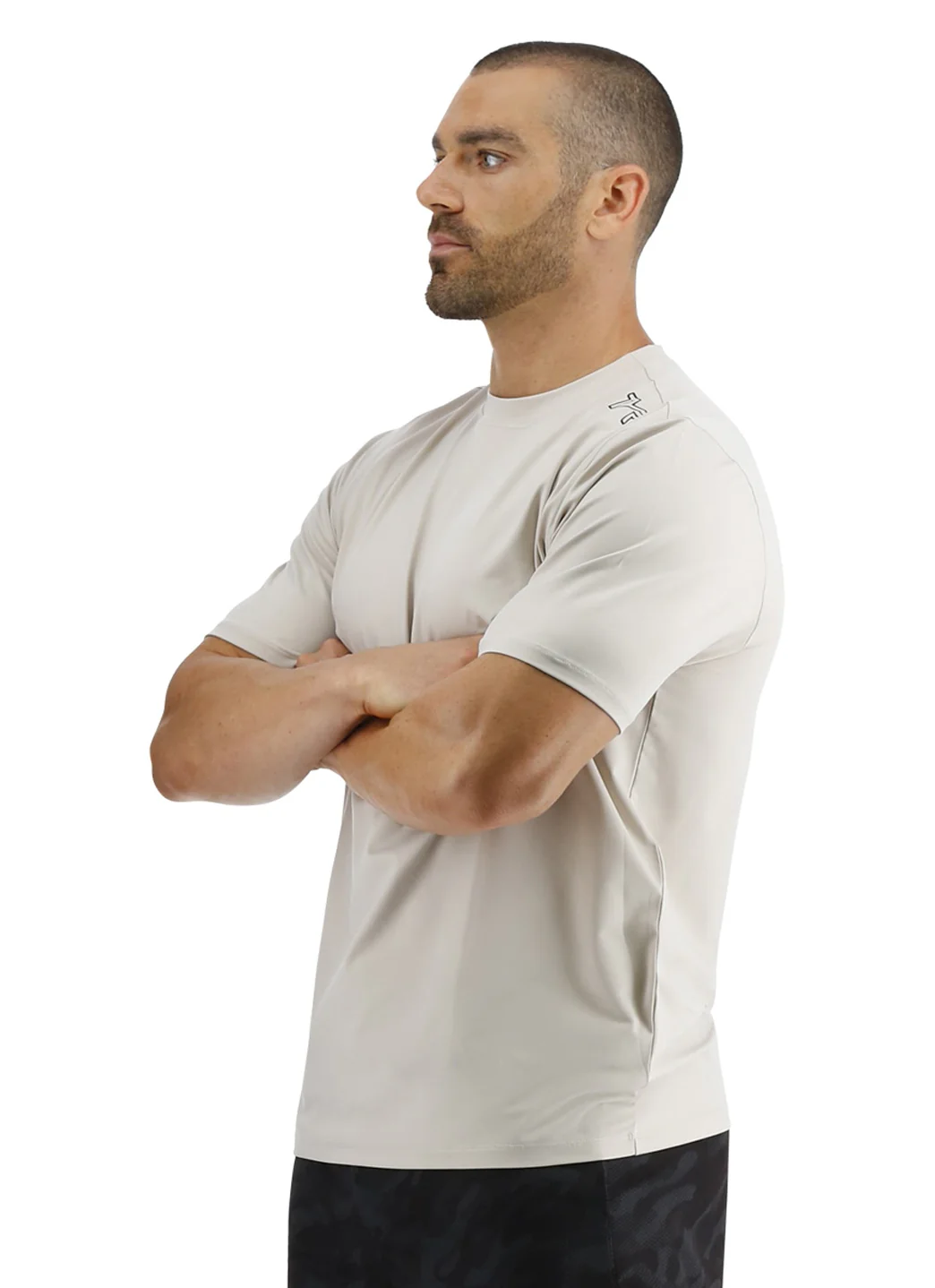 TYR Men's SunDefense Short Sleeve UPF 50+ Swim Shirt - Image 30