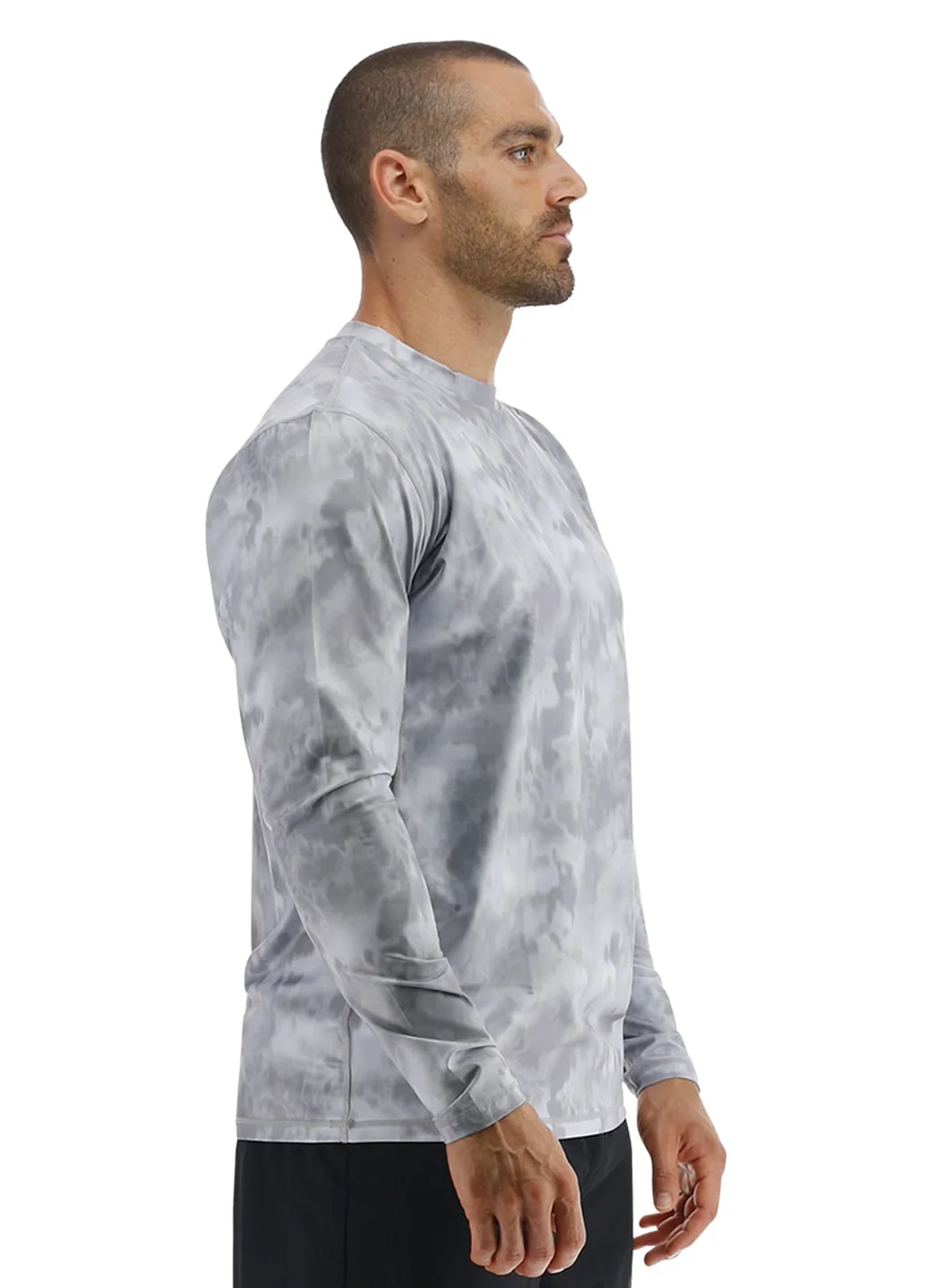 TYR Men's Turbulent SunDefense Long Sleeve UPF 50+ Swim Shirt - Image 3