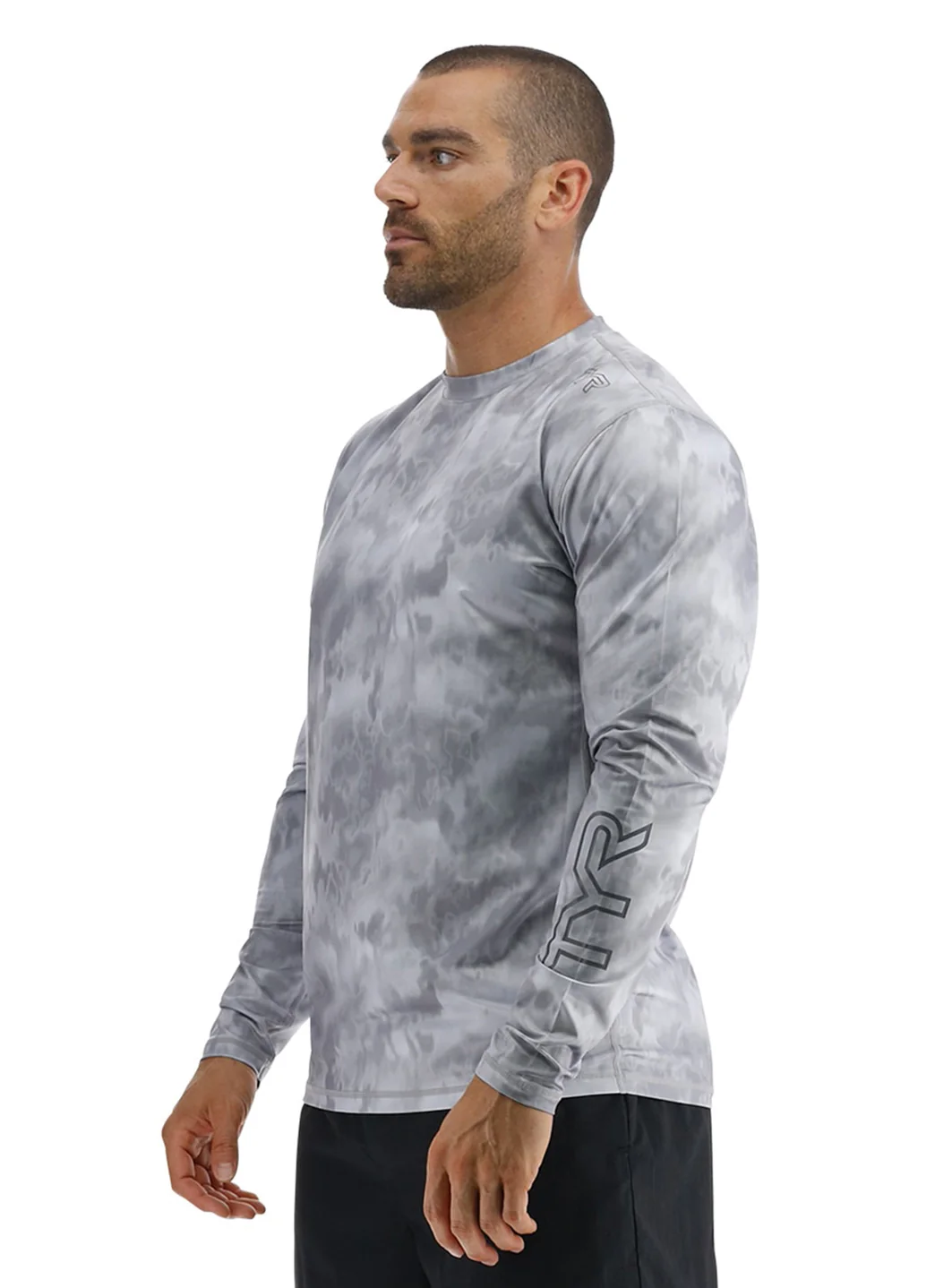 TYR Men's Turbulent SunDefense Long Sleeve UPF 50+ Swim Shirt - Image 6