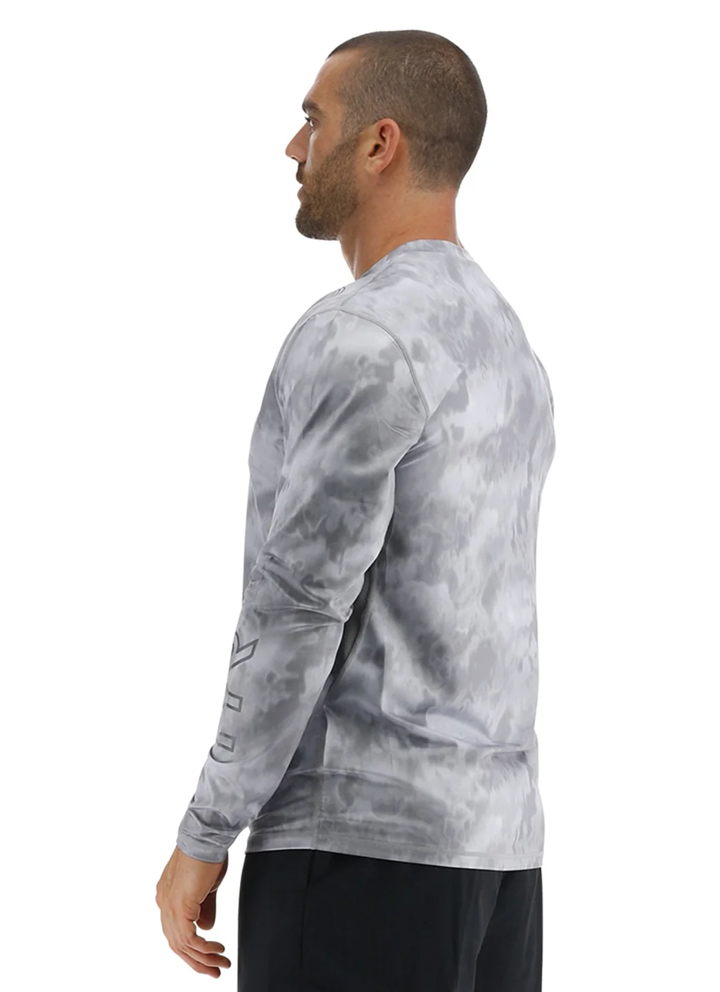 TYR Men's Turbulent SunDefense Long Sleeve UPF 50+ Swim Shirt - Image 7