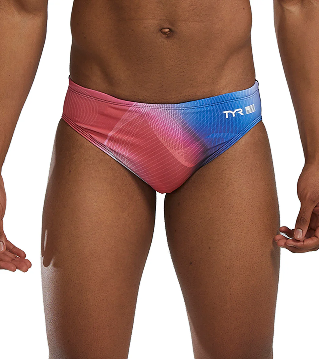 TYR Men's Unwaver Brief Swimsuit - Image 7