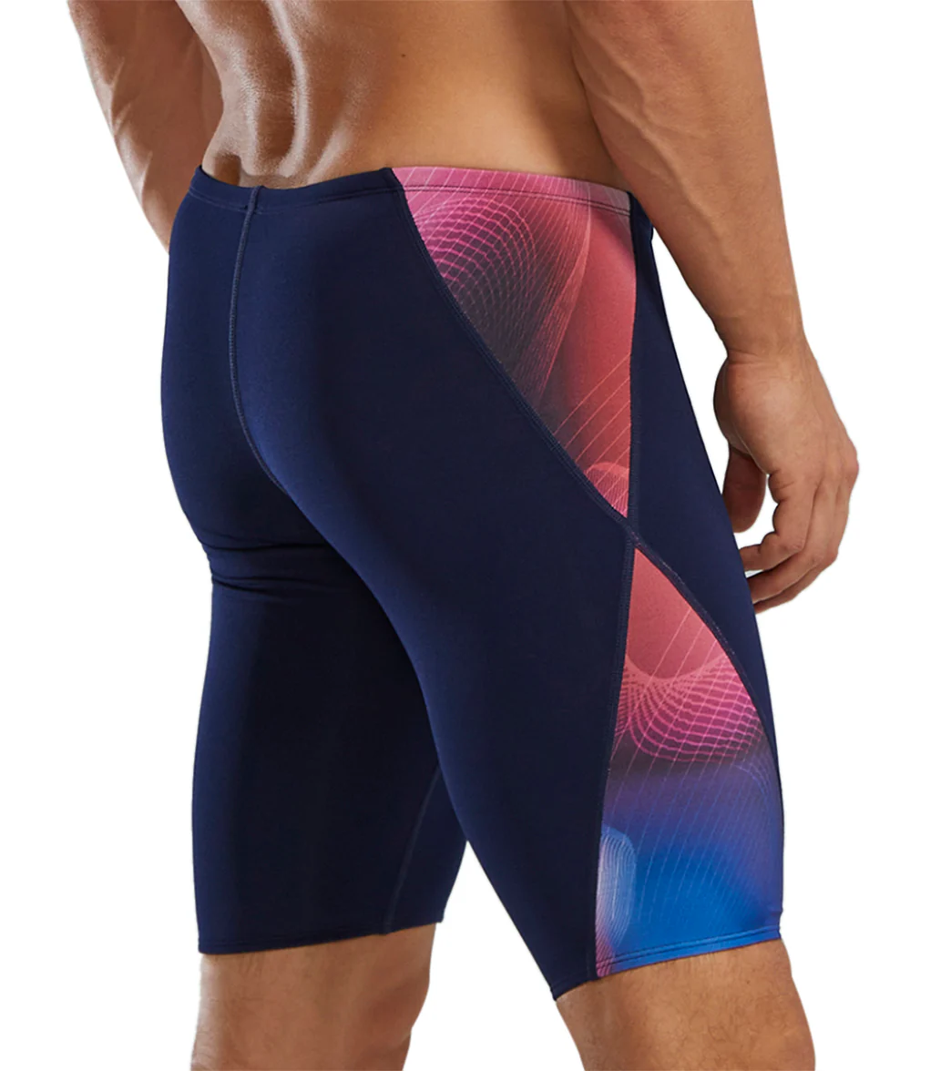 TYR Men's Unwaver Large Logo Jammer Swimsuit - Image 2