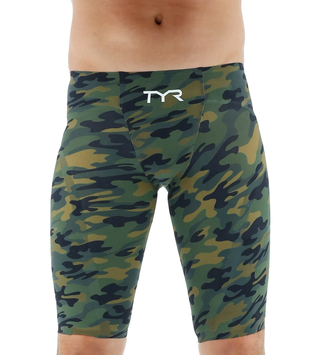 TYR Men's Venzo Camo High Waist Jammer Tech Suit Swimsuit - Image 18