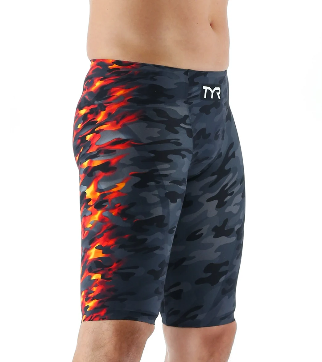 TYR Men's Venzo Camo High Waist Jammer Tech Suit Swimsuit - Image 2