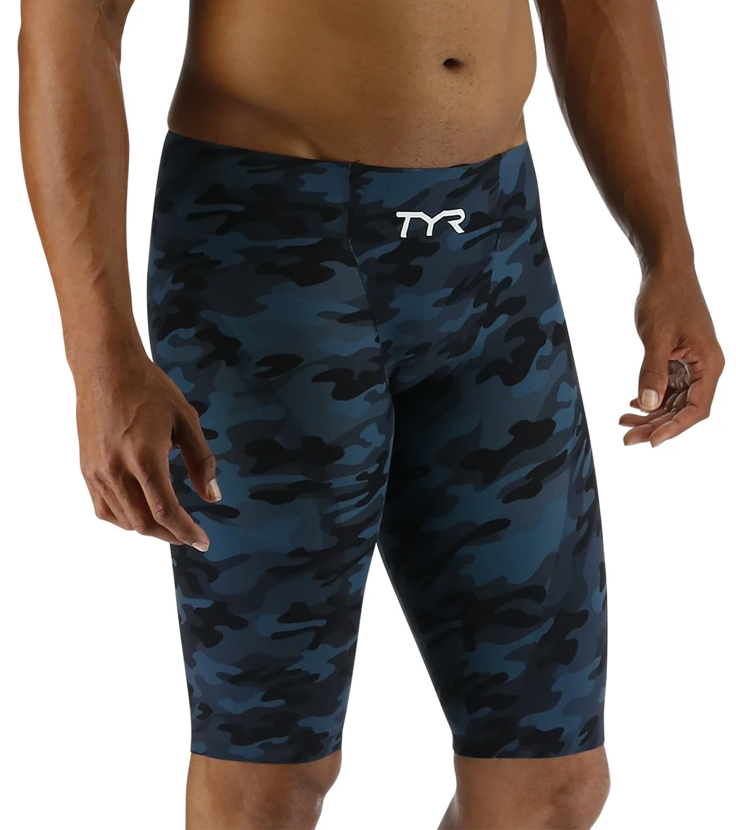 TYR Men's Venzo Camo High Waist Jammer Tech Suit Swimsuit - Image 28