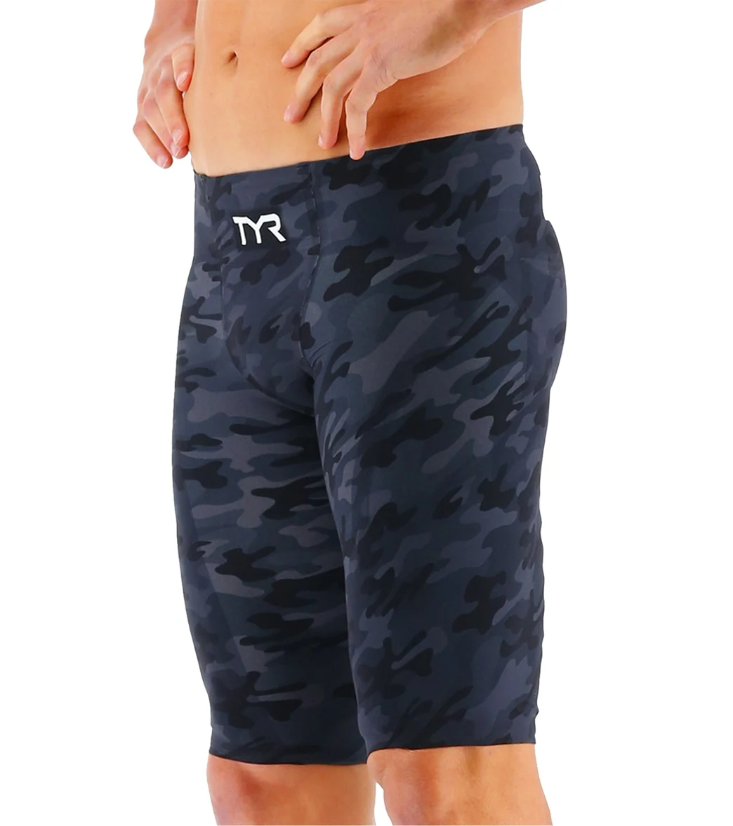 TYR Men's Venzo Camo USA Highwaist Jammer Tech Suit Swimsuit - Image 4