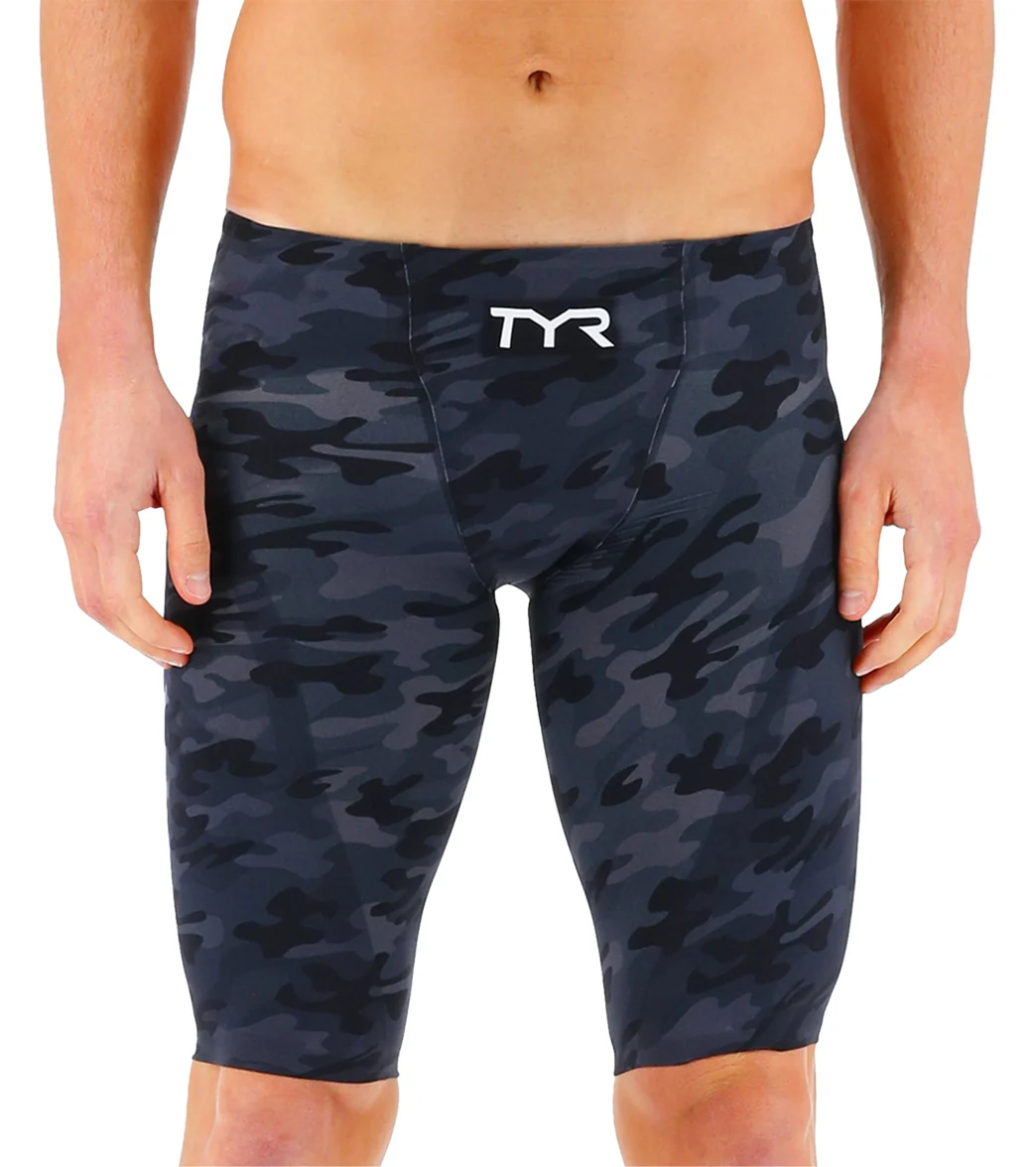 TYR Men's Venzo Camo USA Highwaist Jammer Tech Suit Swimsuit - Image 9