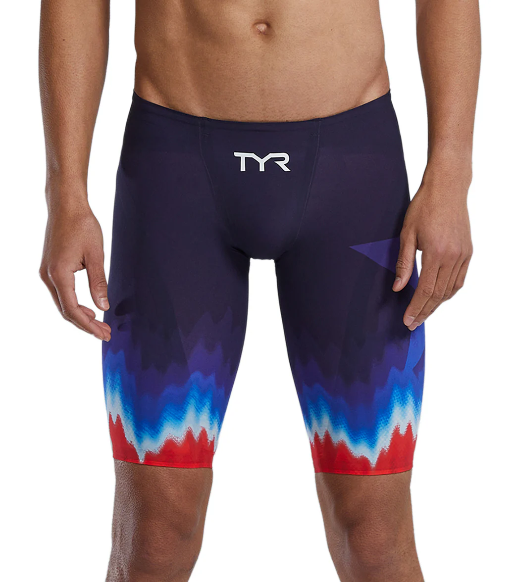 TYR Men's Venzo USA Jammer Tech Suit Swimsuit - Image 14