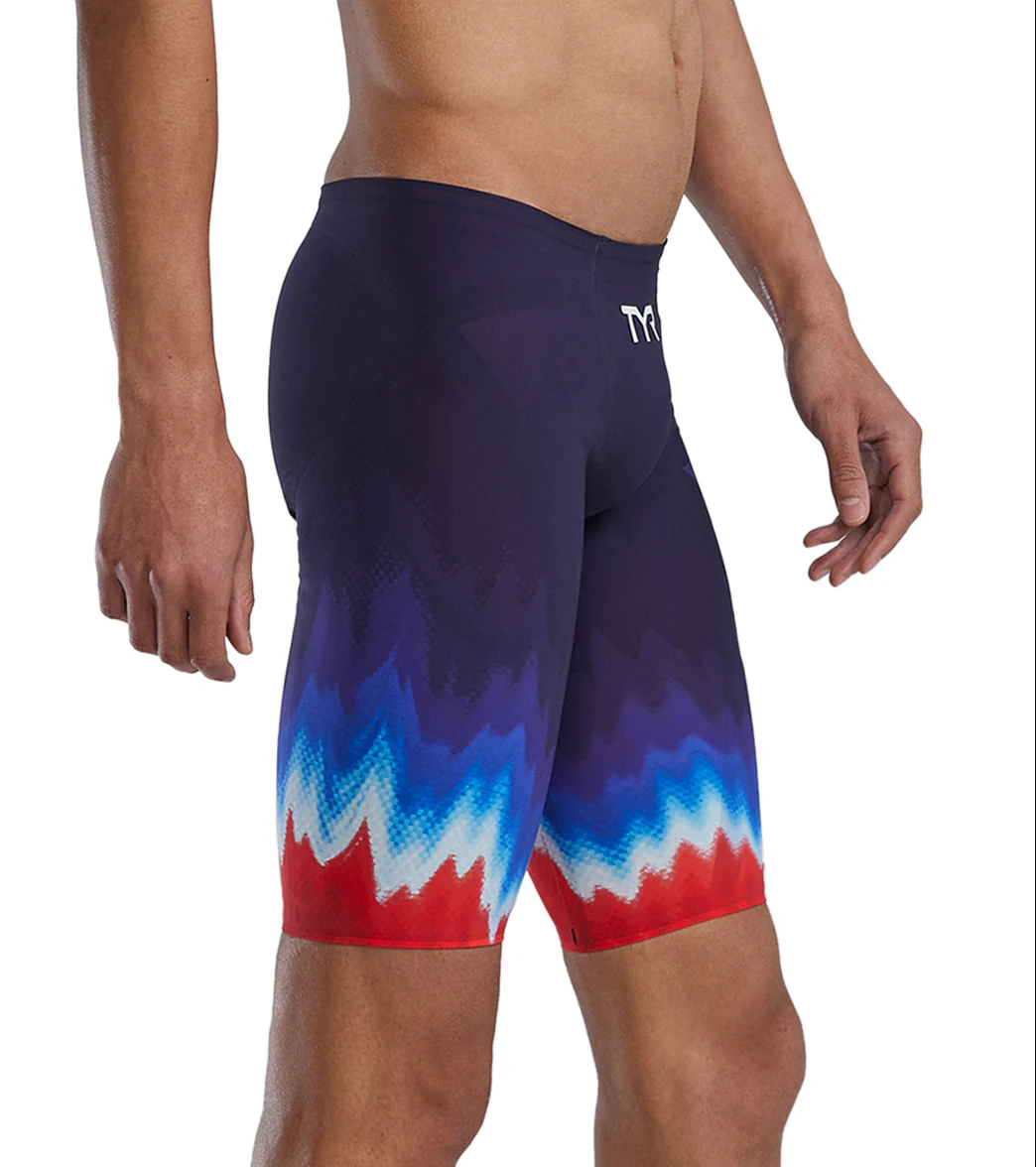 TYR Men's Venzo USA Jammer Tech Suit Swimsuit - Image 2