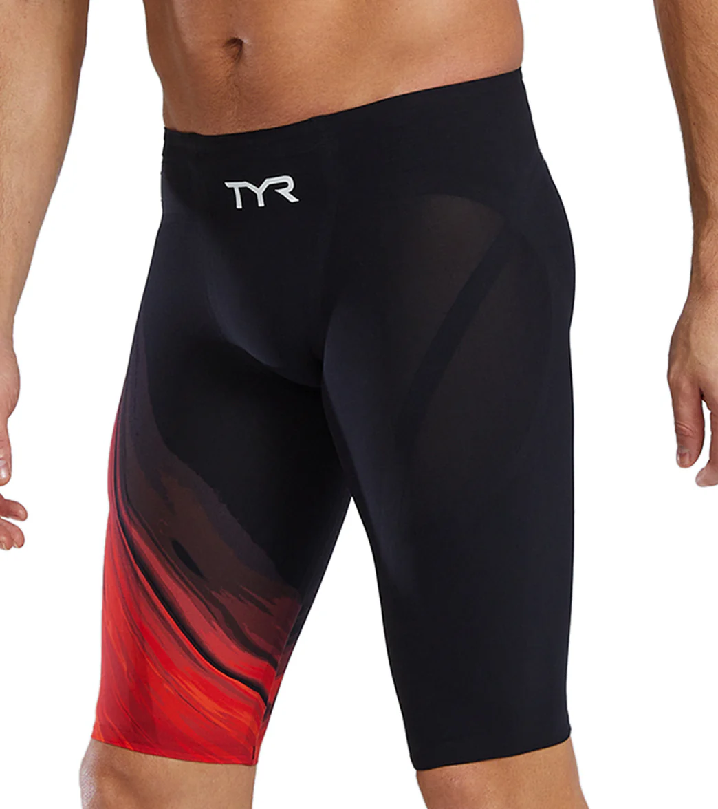 TYR Men's Venzo Volconyx High Waist Jammer Tech Suit Swimsuit - Image 11