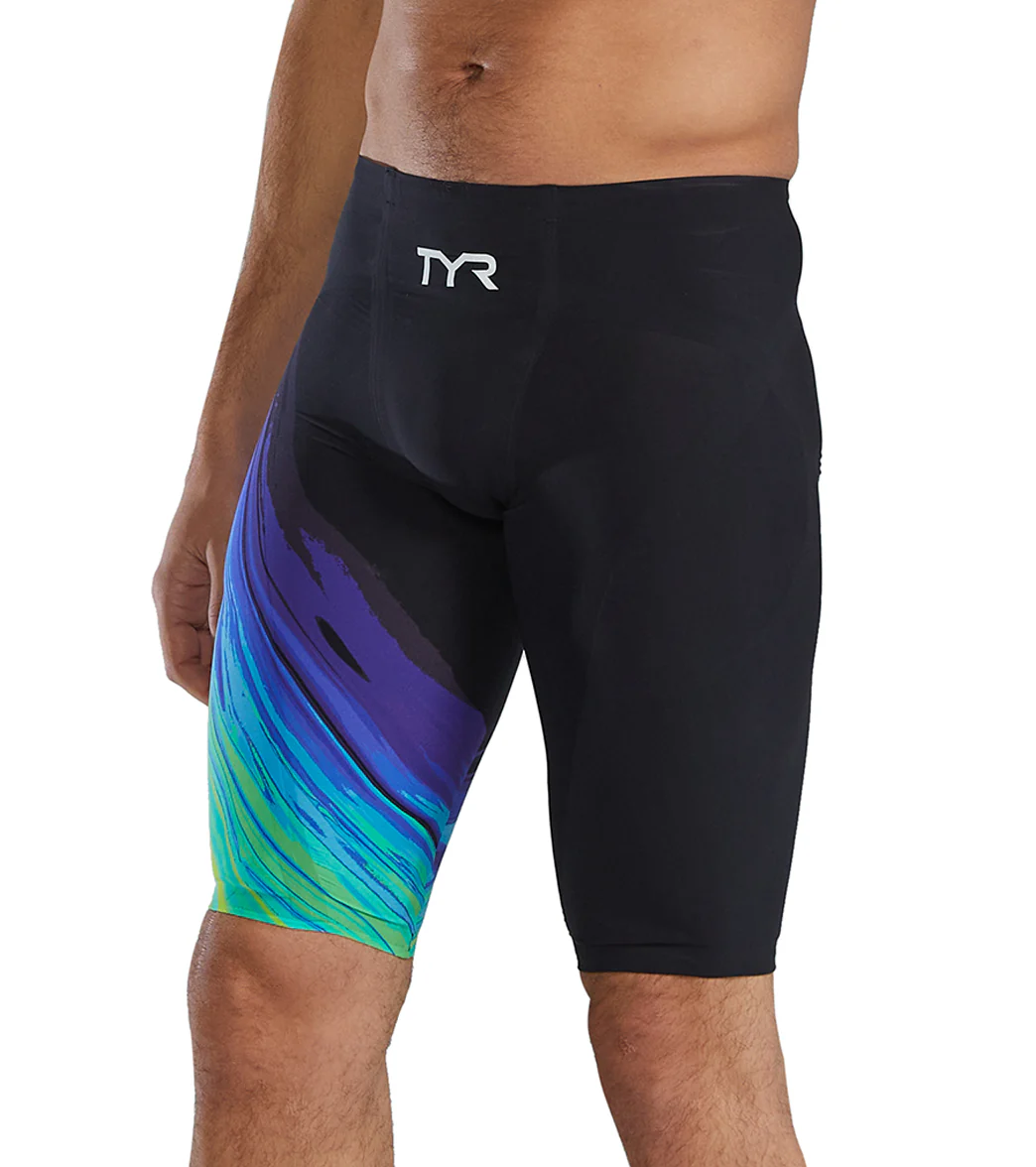 TYR Men's Venzo Volconyx High Waist Jammer Tech Suit Swimsuit - Image 4