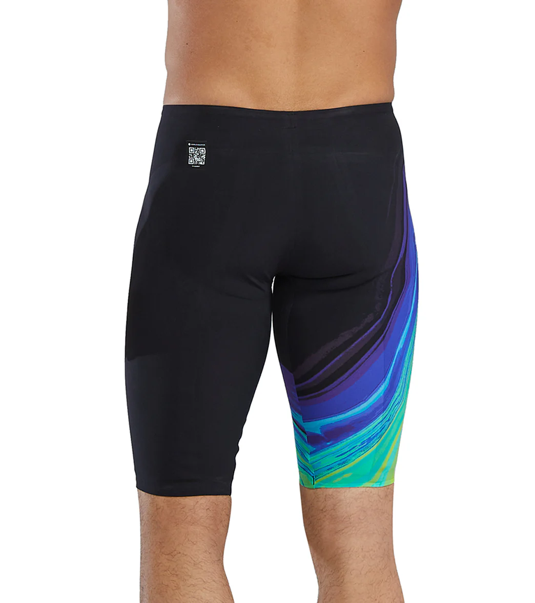 TYR Men's Venzo Volconyx High Waist Jammer Tech Suit Swimsuit - Image 5
