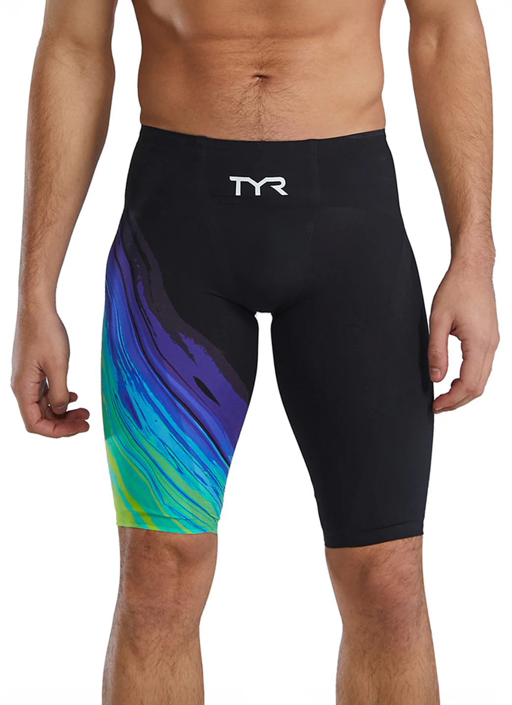 TYR Men's Venzo Volconyx High Waist Jammer Tech Suit Swimsuit - Image 20