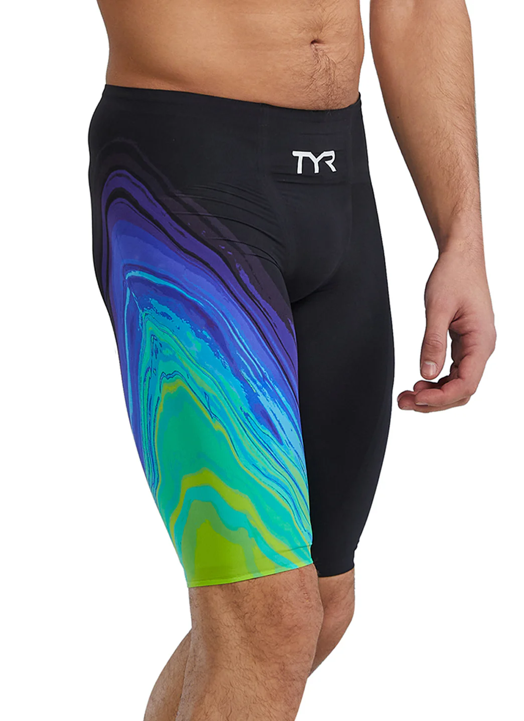 TYR Men's Venzo Volconyx High Waist Jammer Tech Suit Swimsuit - Image 21