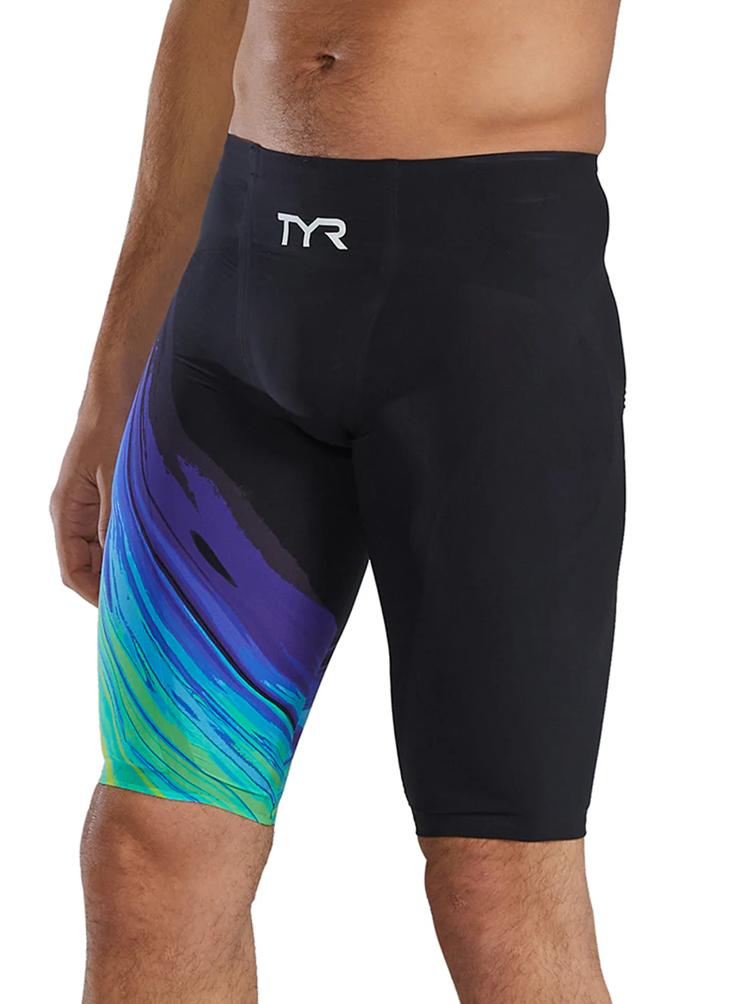 TYR Men's Venzo Volconyx High Waist Jammer Tech Suit Swimsuit - Image 22