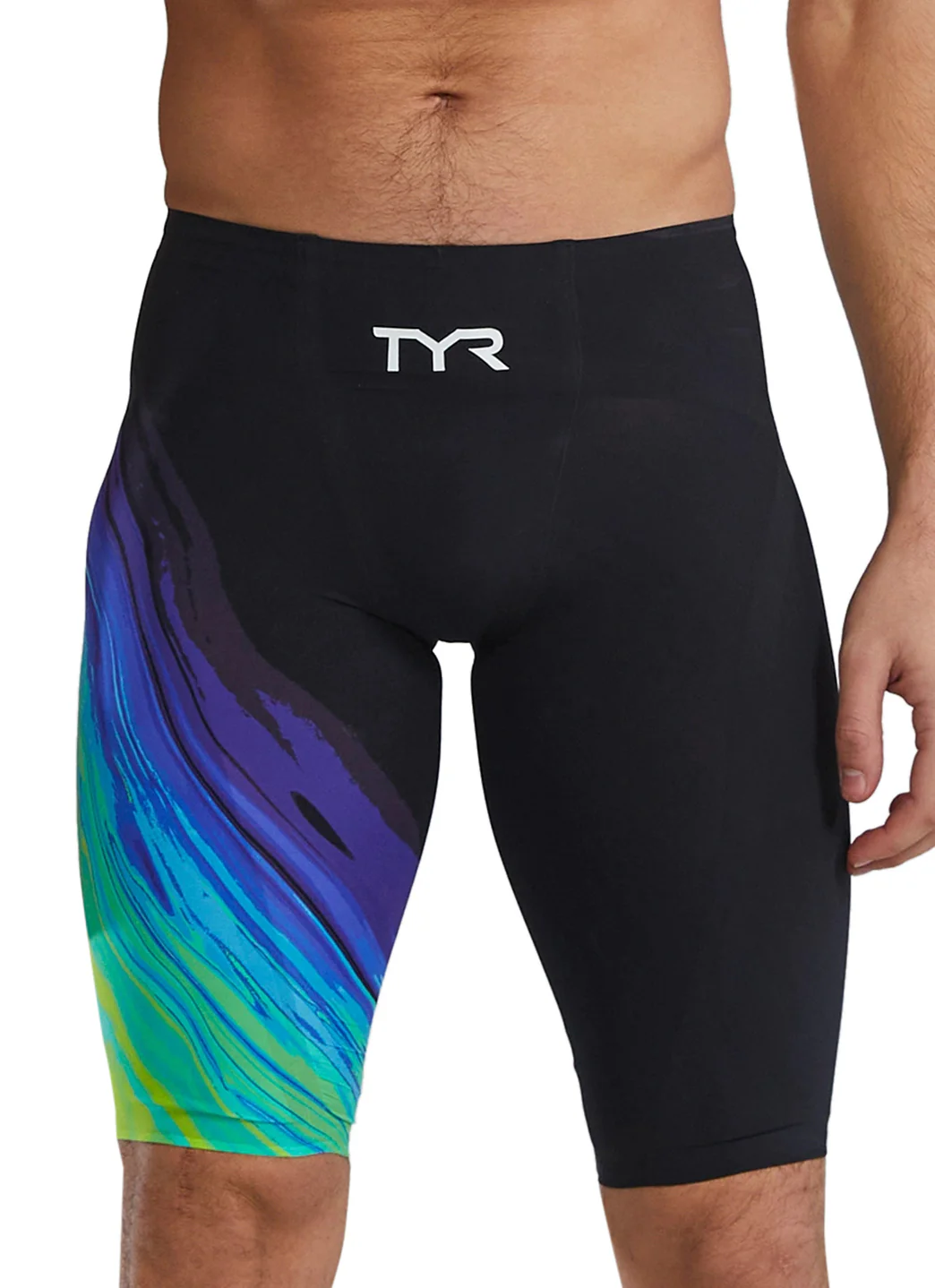TYR Men's Venzo Volconyx High Waist Jammer Tech Suit Swimsuit - Image 26
