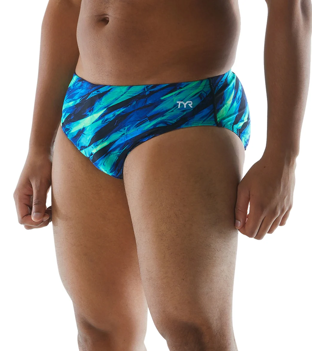 TYR Men's Vitric Racer Brief Swimsuit
