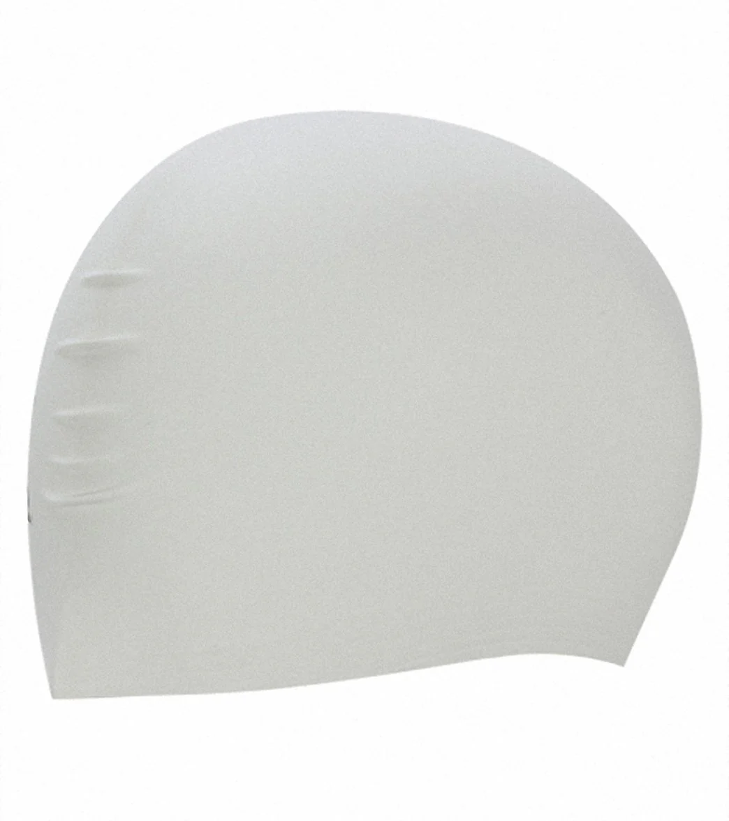 TYR Solid Latex Junior Swim Cap - Image 6