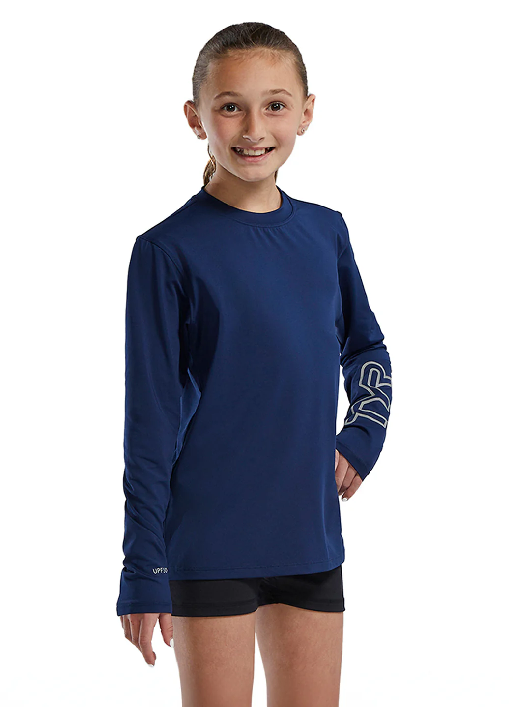 TYR Unisex SunDefense Long Sleeve Rash Guard (Little Kid, Big Kid) - Image 14
