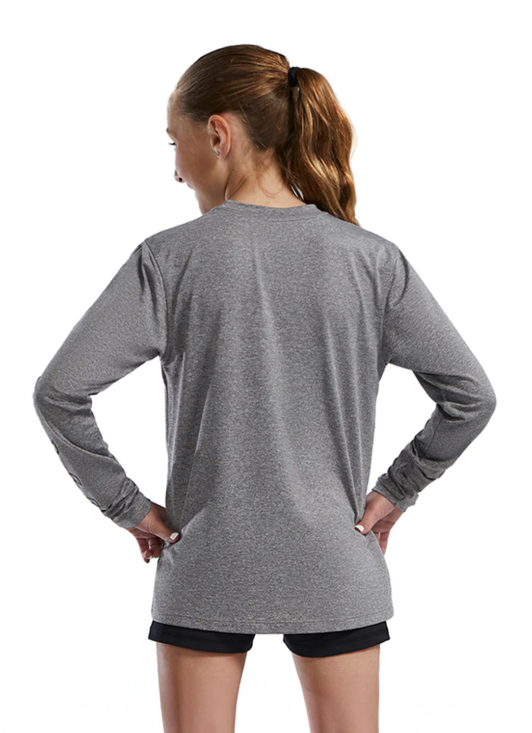 TYR Unisex SunDefense Long Sleeve Rash Guard (Little Kid, Big Kid) - Image 3