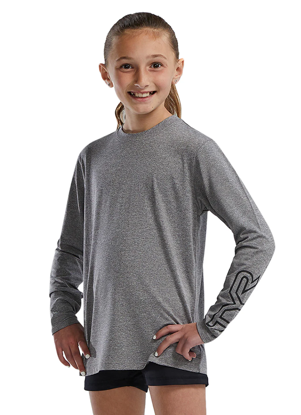 TYR Unisex SunDefense Long Sleeve Rash Guard (Little Kid, Big Kid) - Image 4
