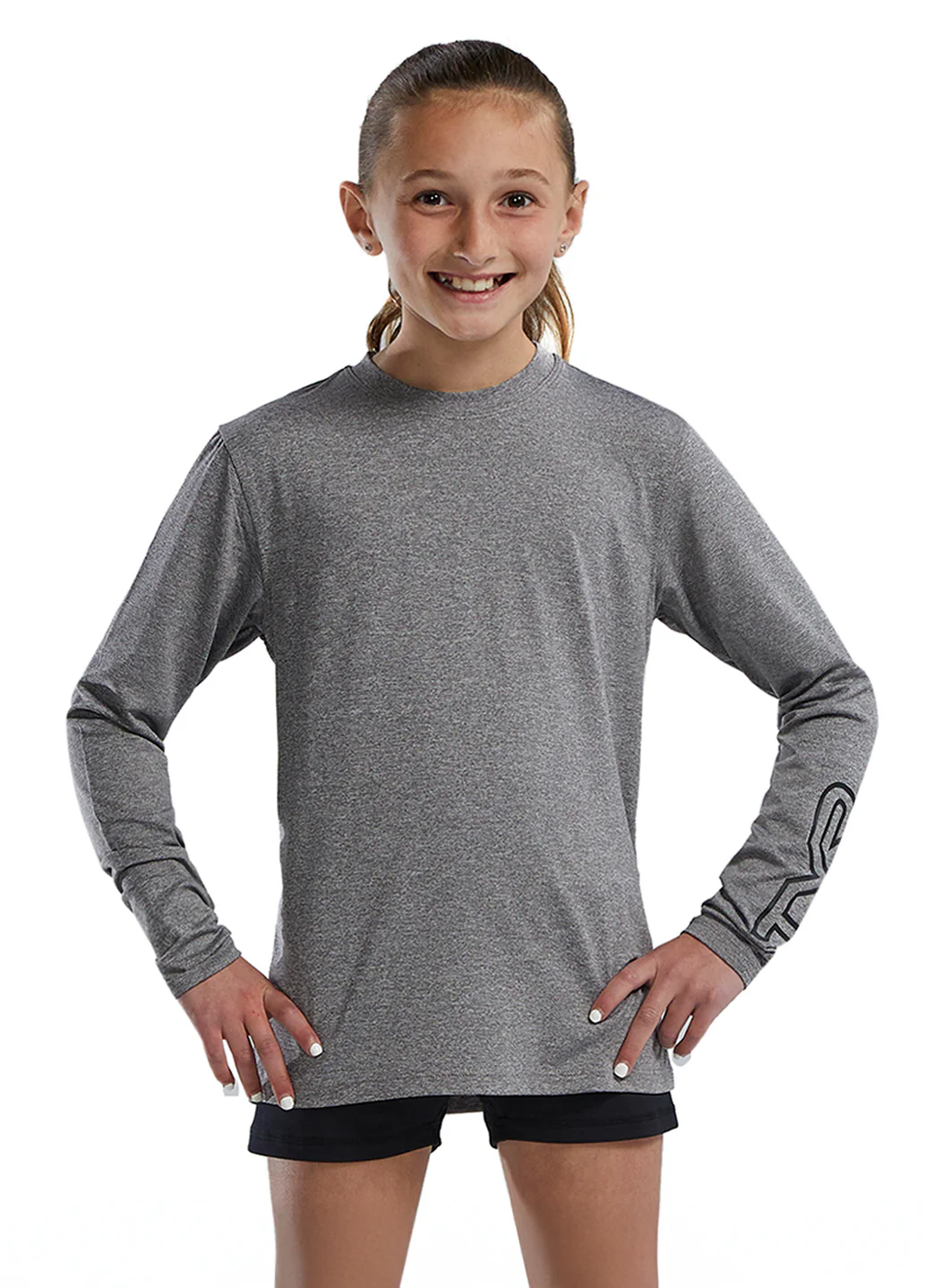 TYR Unisex SunDefense Long Sleeve Rash Guard (Little Kid, Big Kid) - Image 6