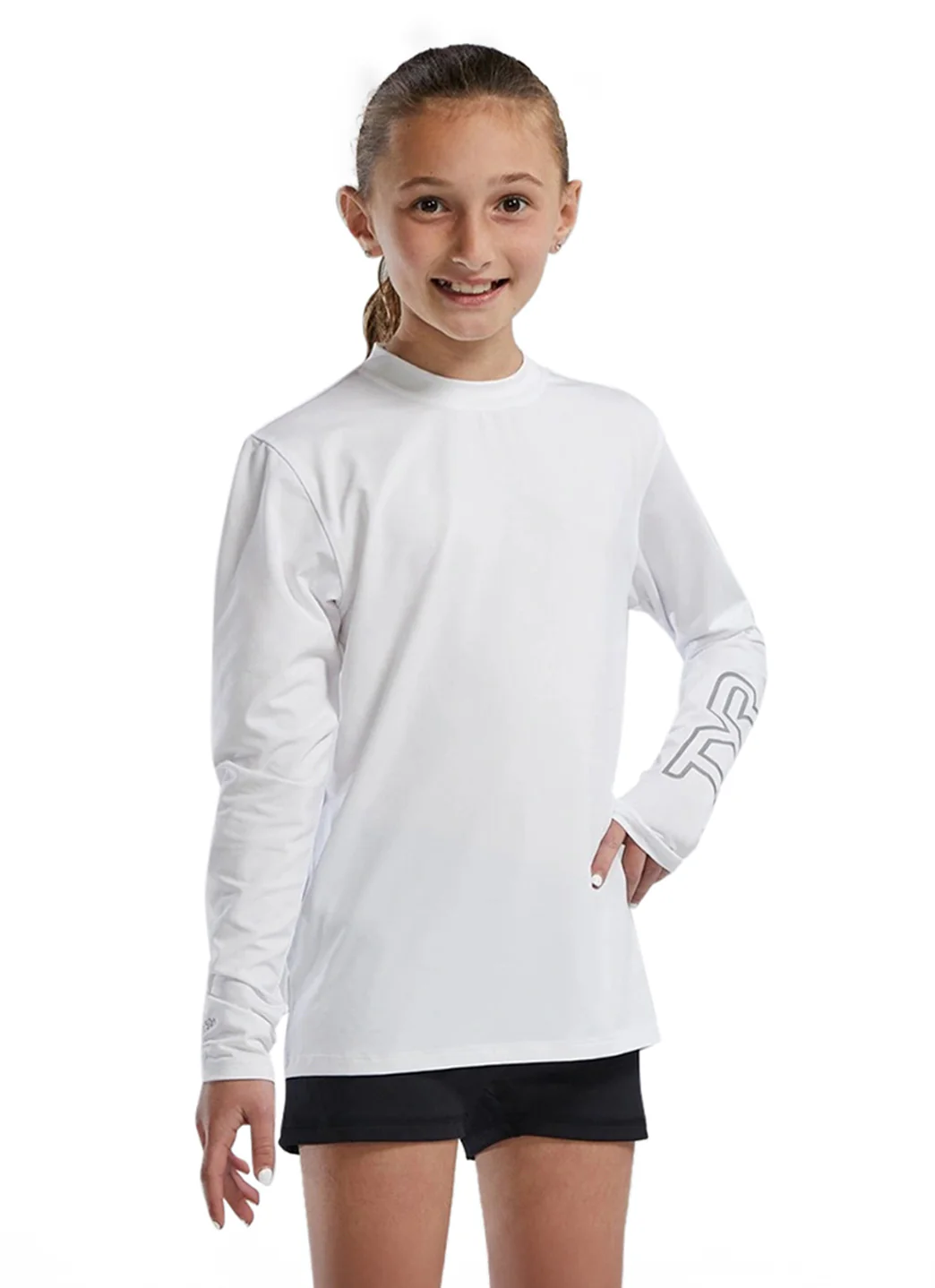 TYR Unisex SunDefense Long Sleeve Rash Guard (Little Kid, Big Kid) - Image 8
