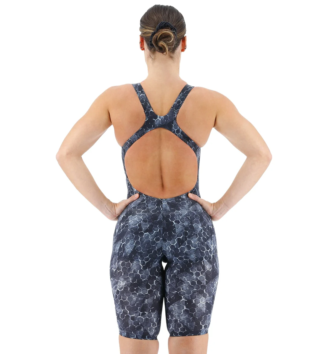 TYR Women's Avictor 2 Supernova Open Back Comfort Straps Flex Hip Tech Suit Swimsuit - Image 3