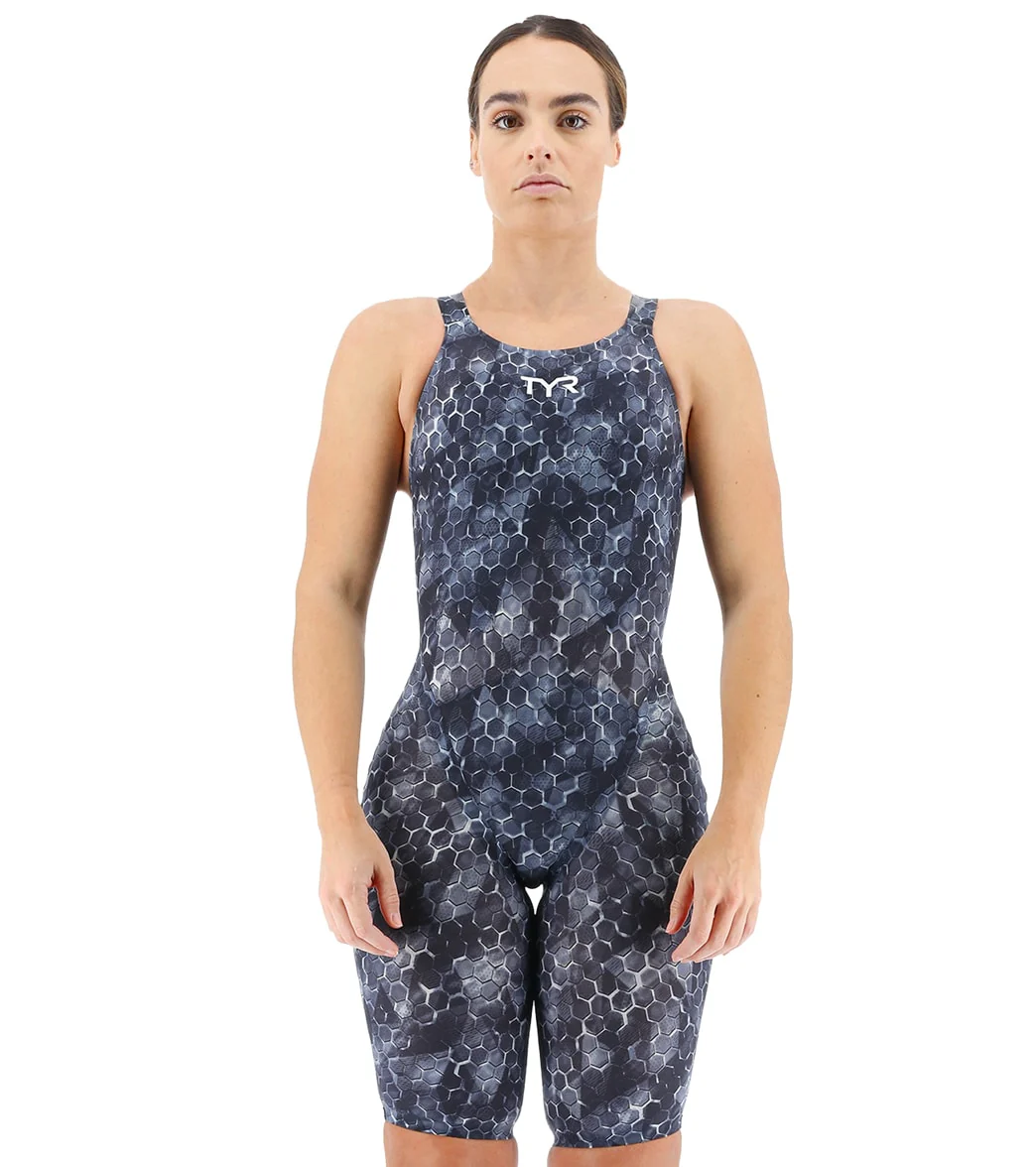 TYR Women's Avictor 2 Supernova Open Back Comfort Straps Tech Suit Swimsuit - Image 3
