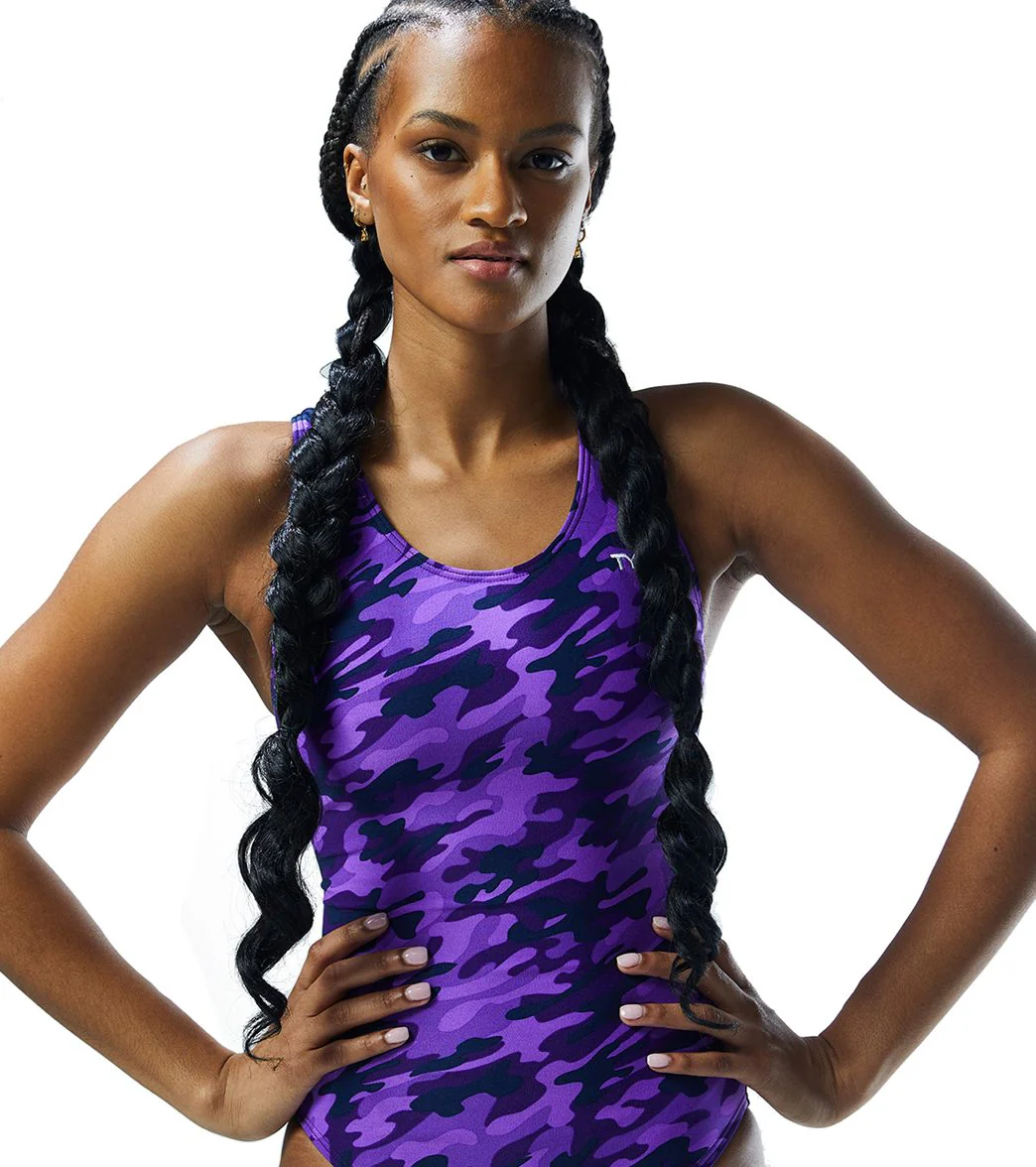 TYR Women's Camo Maxfit One Piece Swimsuit - Image 5