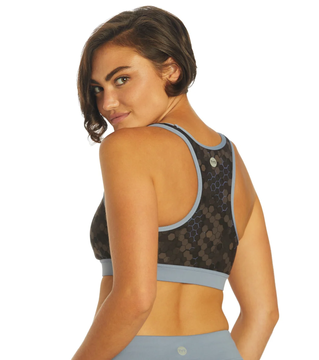 TYR Women's Carbon Hexa Racerback Bikini Top - Image 3