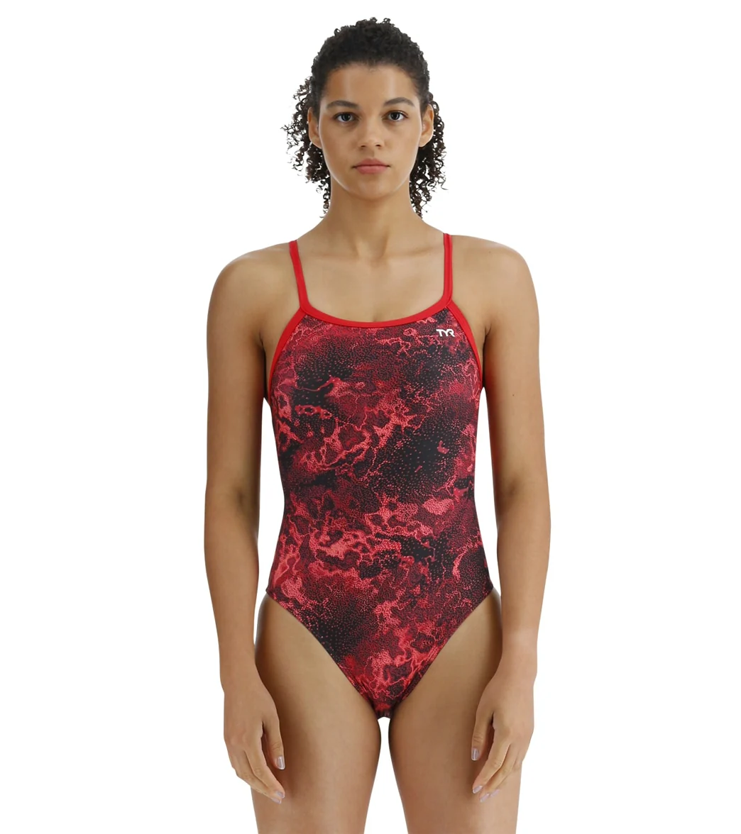 TYR Women's Diploria Diamondfit One Piece Swimsuit - Image 7
