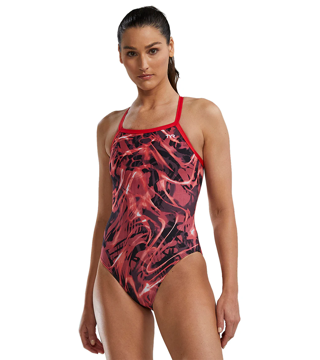 TYR Women's Electro Diamondift One Piece Swimsuit - Image 32