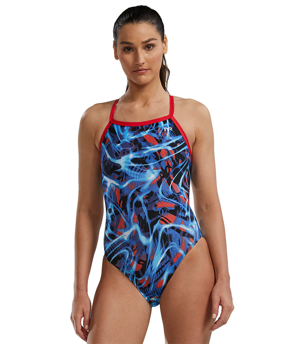 TYR Women's Electro Diamondift One Piece Swimsuit - Image 7