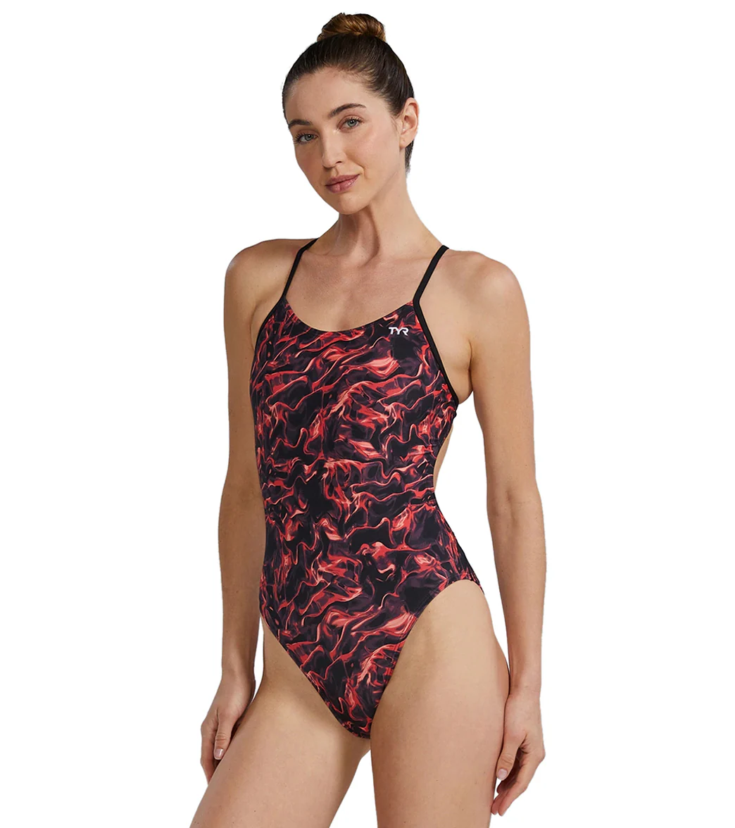 TYR Women's Energia Cutoutfit Durafast Elite One Piece Swimsuit - Image 8