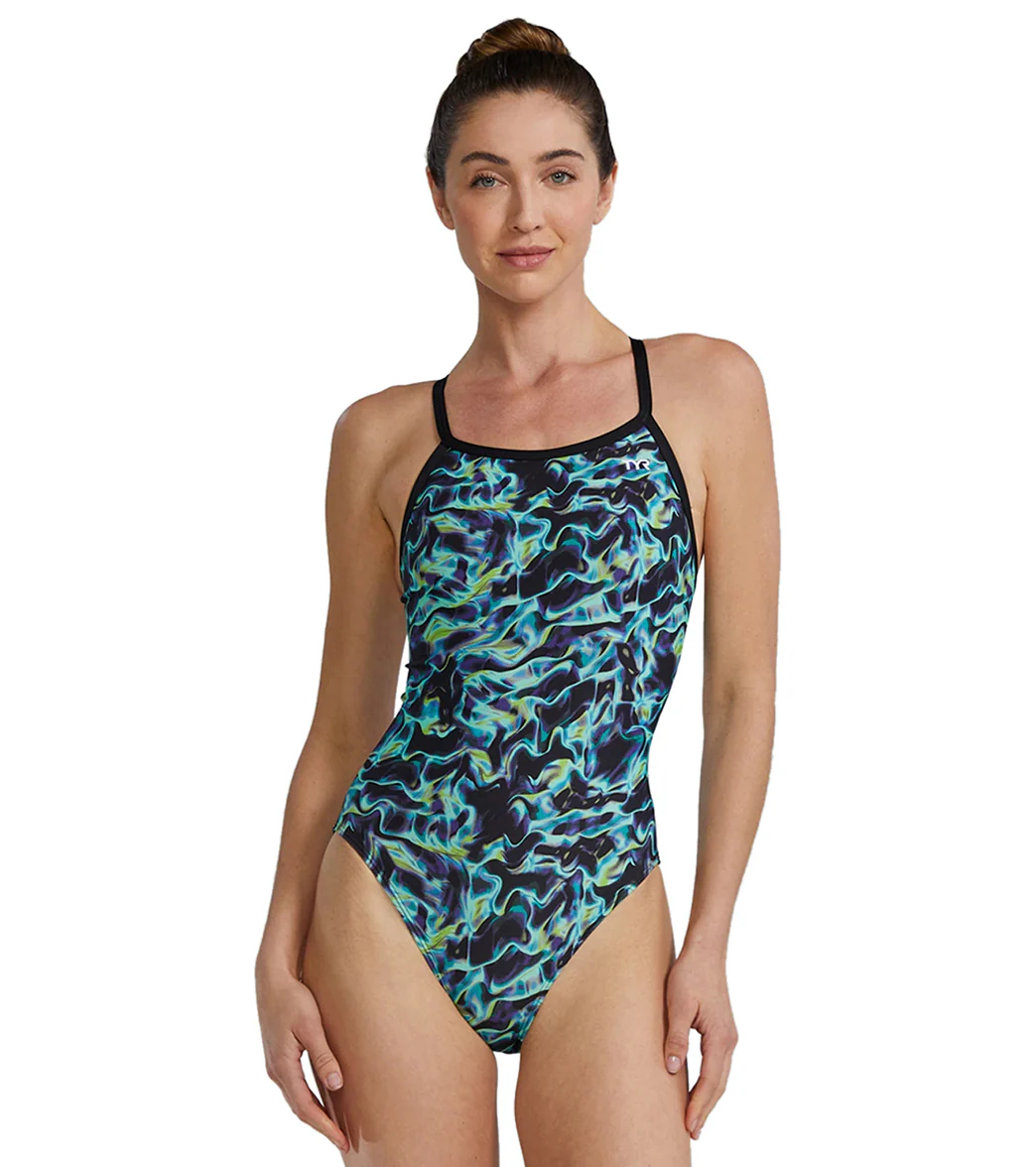 TYR Women's Energia Diamondfit Durafast Elite One Piece Swimsuit - Image 3