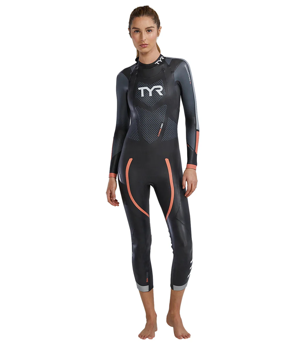 TYR Women's Hurricane Cat 3 Fullsleeve Triathlon Wetsuit - Image 5