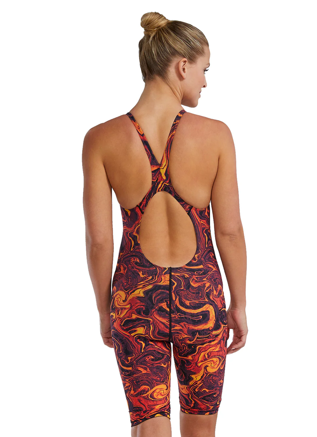 TYR Women's Hyperblitz Thresher Open Back Tech Suit Swimsuit - Image 16