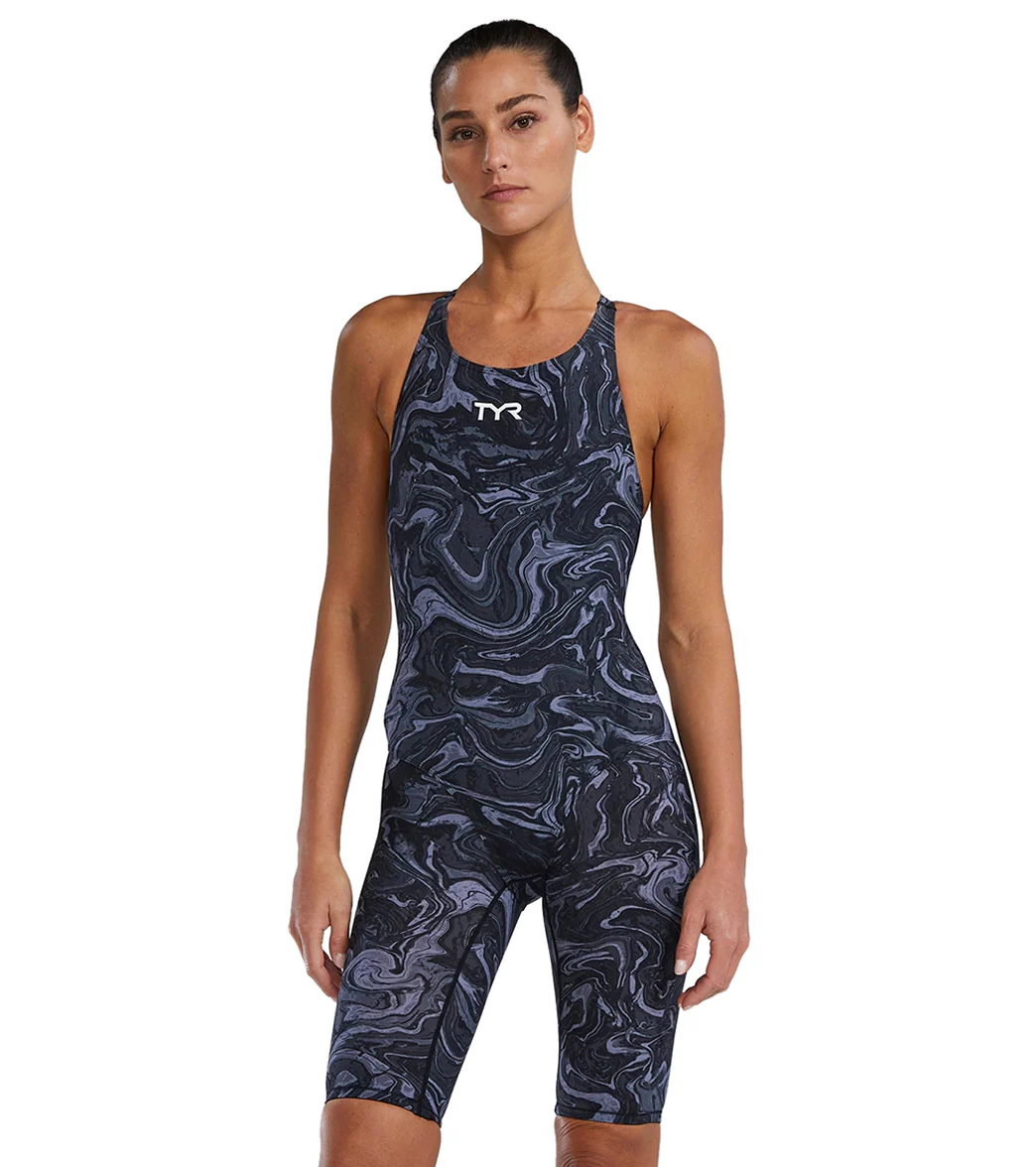 TYR Women's Hyperblitz Thresher Open Back Tech Suit Swimsuit - Image 2