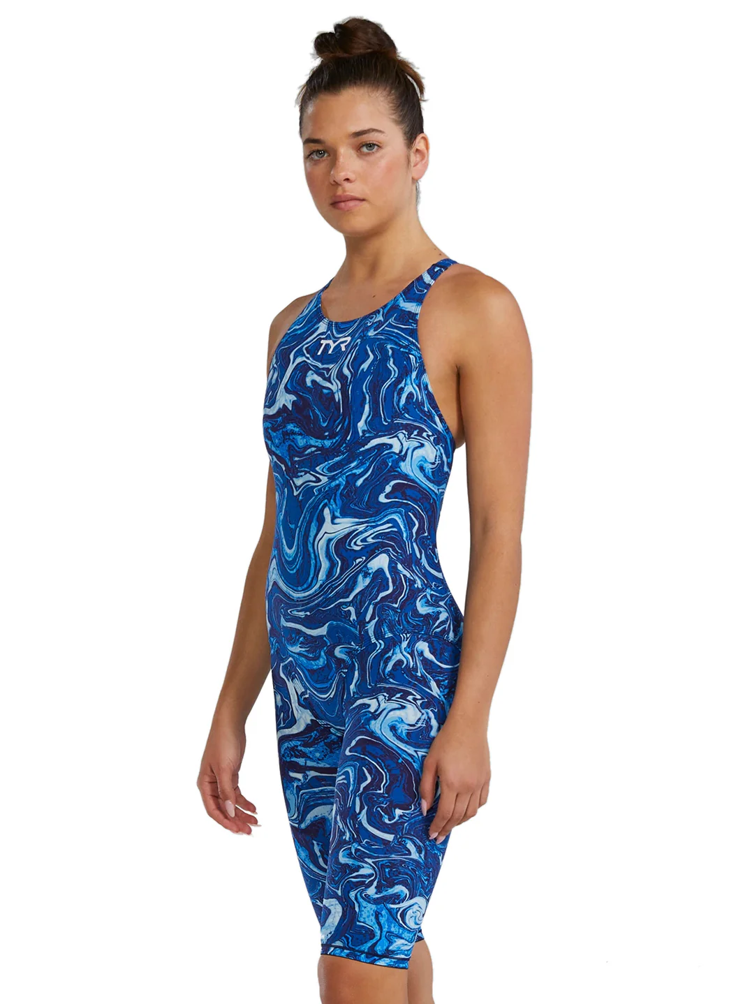 TYR Women's Hyperblitz Thresher Open Back Tech Suit Swimsuit - Image 26