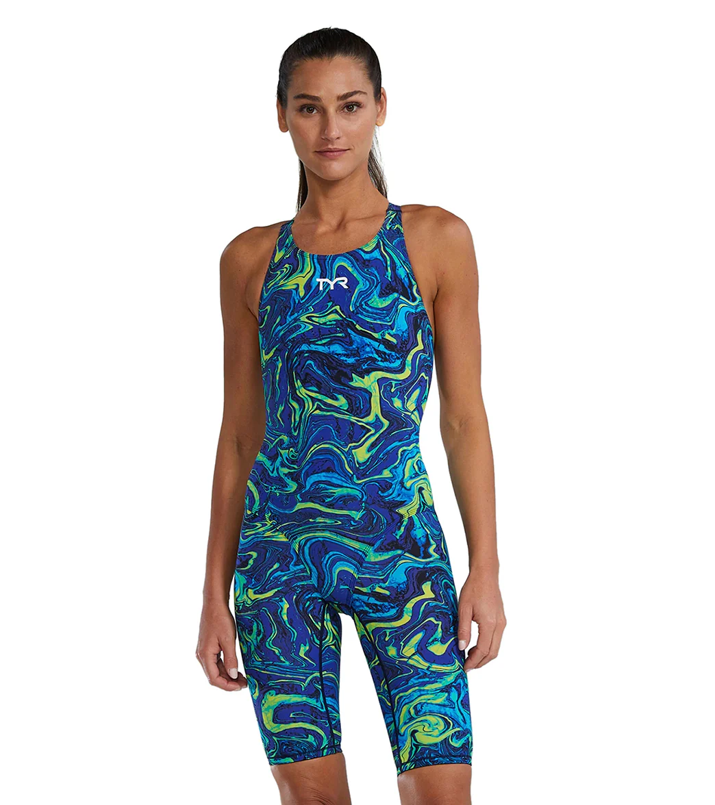 TYR Women's Hyperblitz Thresher Open Back Tech Suit Swimsuit - Image 7