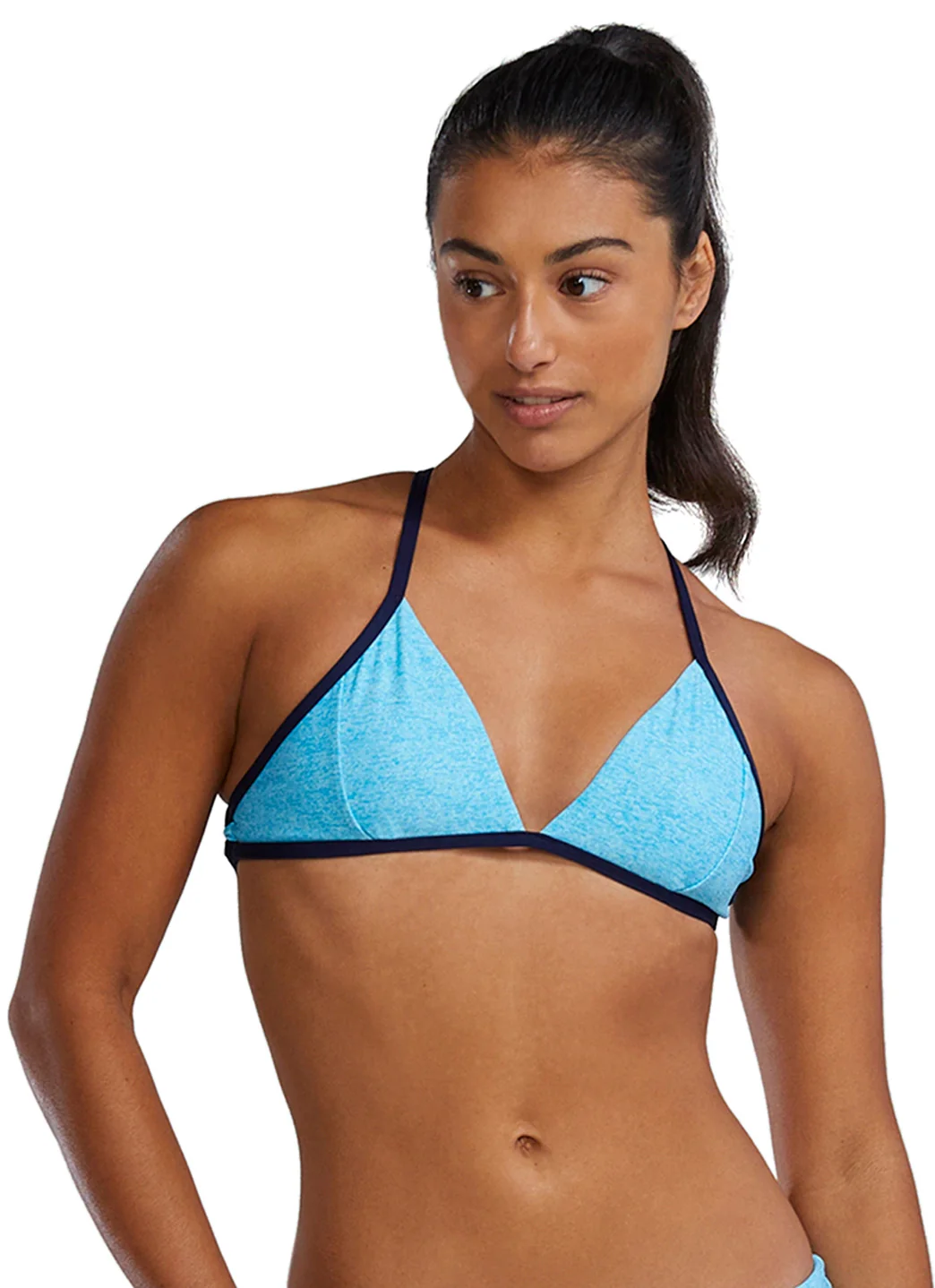 TYR Women's Lapped Durafast Elite Triangle Tieback Bikini Top - Image 2