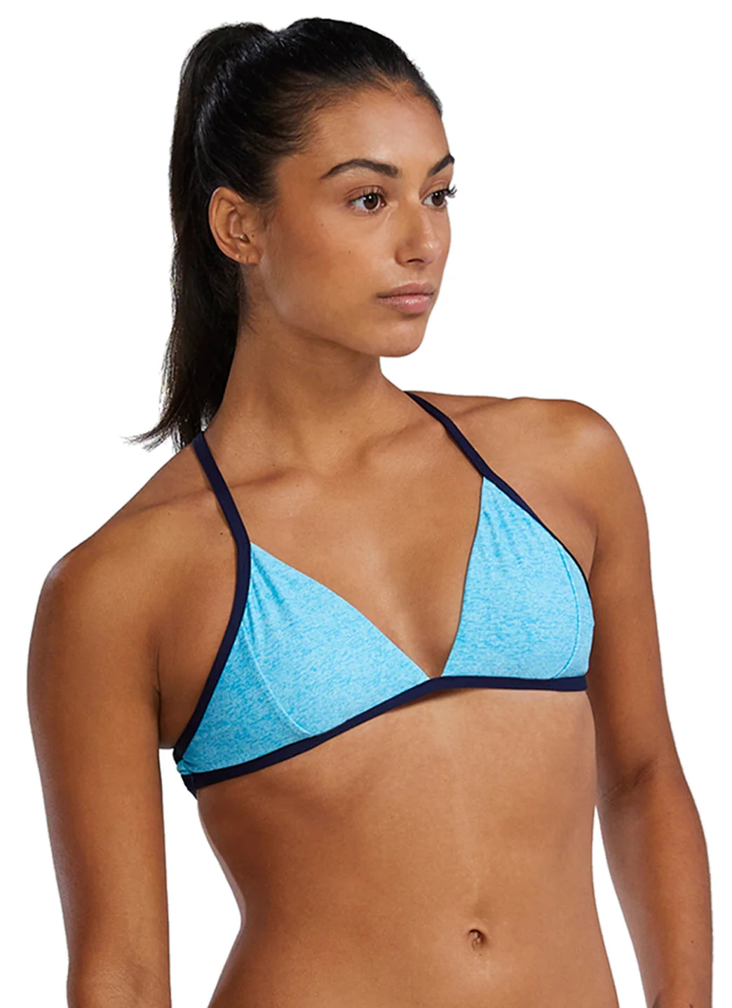 TYR Women's Lapped Durafast Elite Triangle Tieback Bikini Top - Image 6
